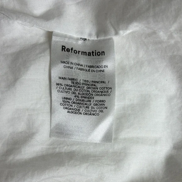 Alfred Draped Stretch Organic Cotton Midi Dress In Weiss - Picture 5 of 10